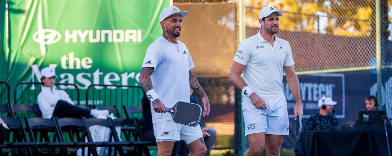 Tyson McGuffin and Dekel Bar competing at The Masters in Palm Springs, CA.