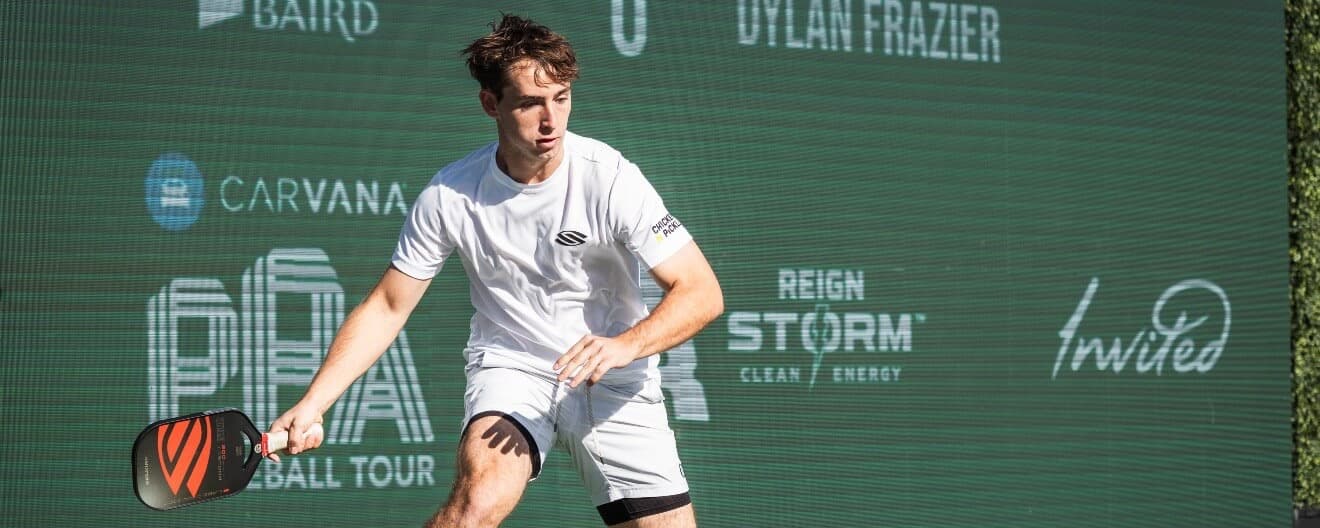 Dylan Frazier competing at The Masters on Friday.