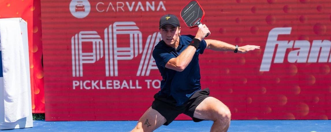 Christian Alshon playing pickleball