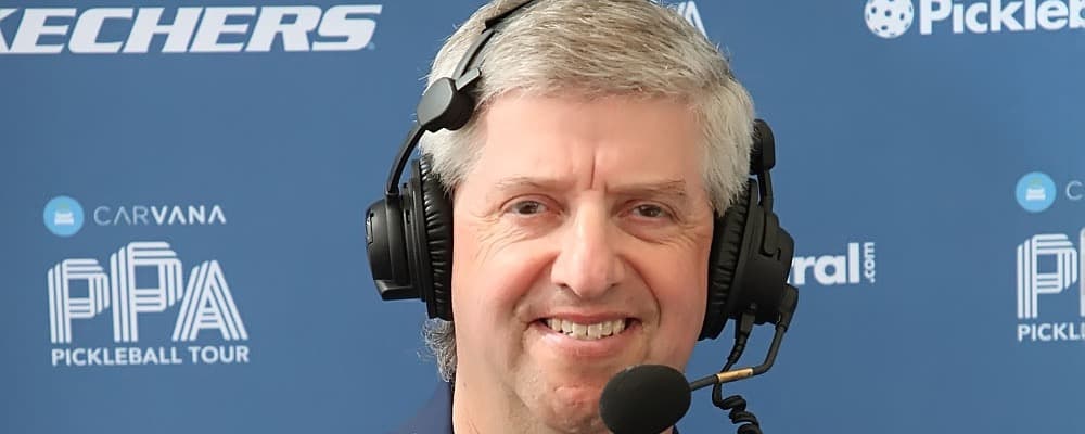 "The Voice of Pickleball" Dave Fleming is a player character in the video game.