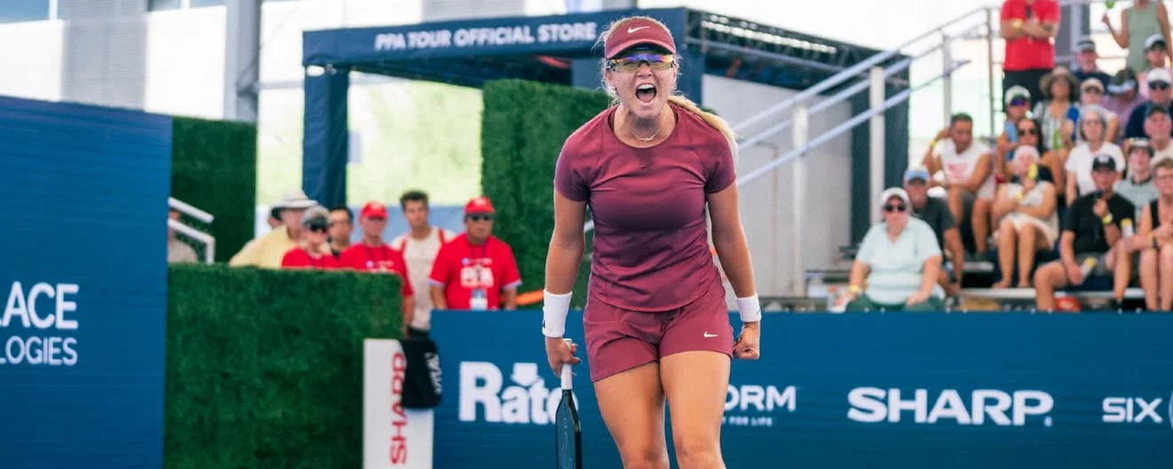 Anna Leigh Waters competing at the Veolia Arizona Open in September.