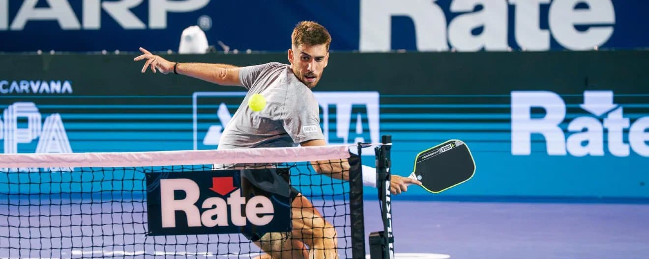 Federico Staksrud competing at the Rate Las Vegas Open.