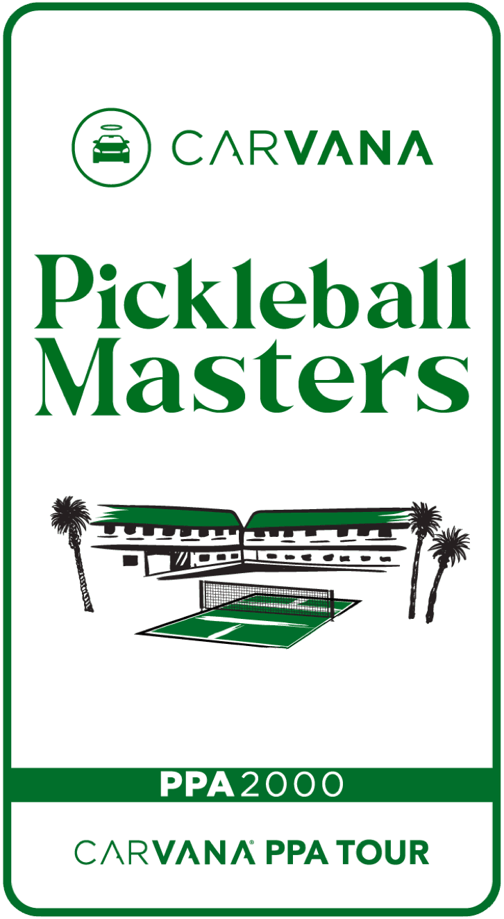 Carvana Pickleball Masters badge
