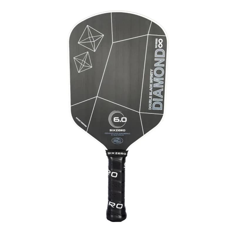 Six Zero Infinity Edgeless Double Black Diamond Control pickleball paddle