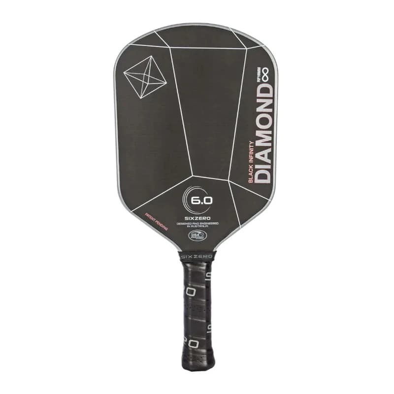 Six Zero Infinity Edgeless Black Diamond Power pickleball paddle