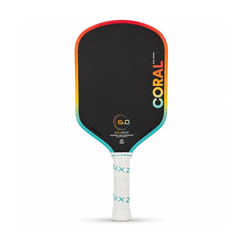 Six Zero Coral-Hybrid pickleball paddle