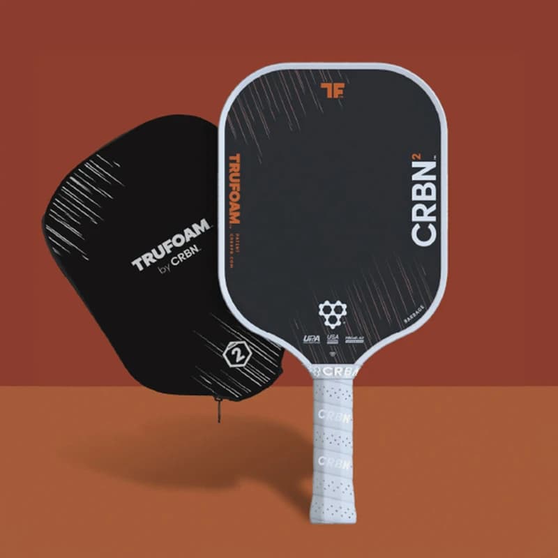 CRBN CRBN2 TruFoam Barrage pickleball paddle