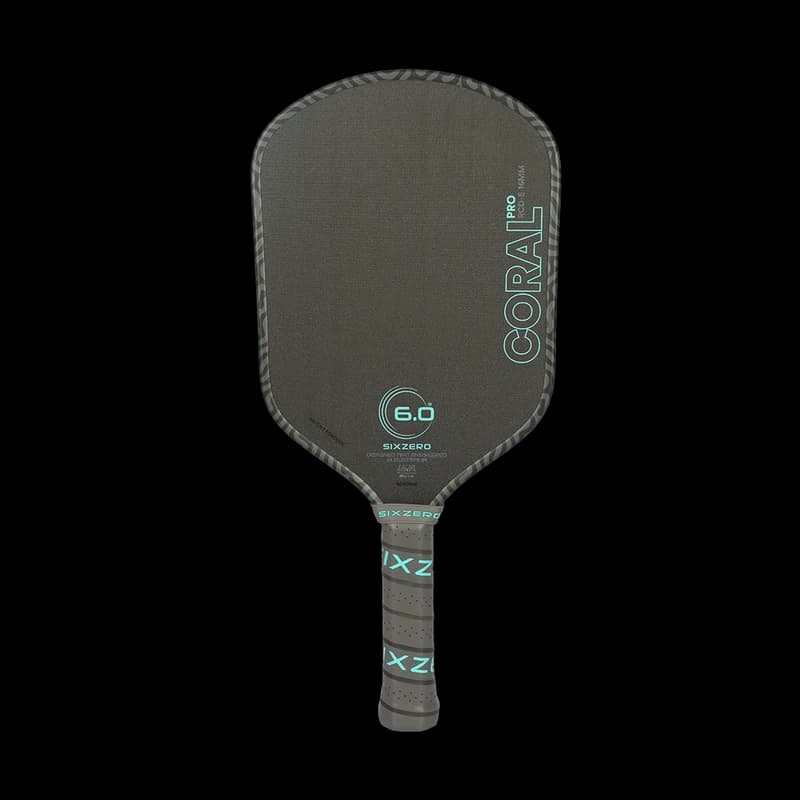 Six Zero Coral Pro-Elongated pickleball paddle