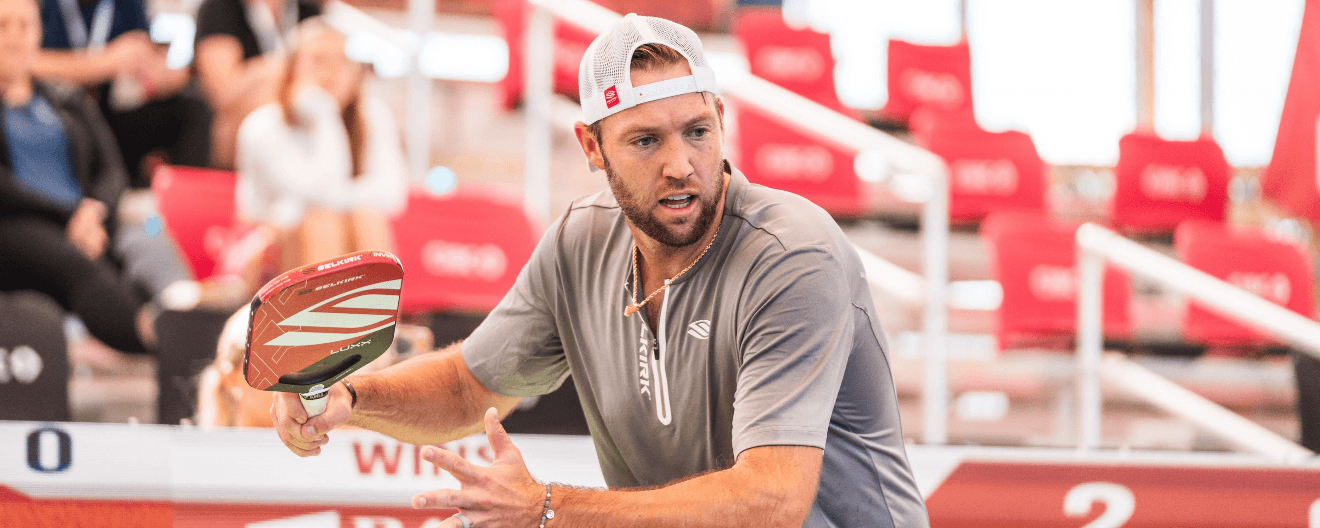 Jack Sock competing at the PPA Mesa Arizona Cup.