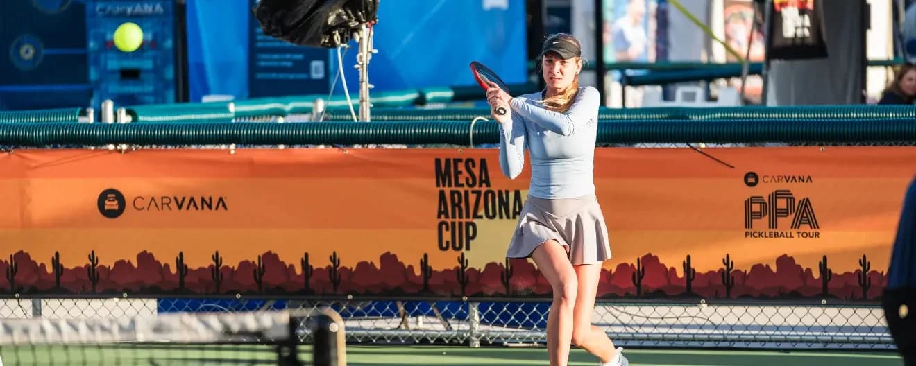 Daria Walczak competing at the Carvana Mesa Arizona Cup in February.