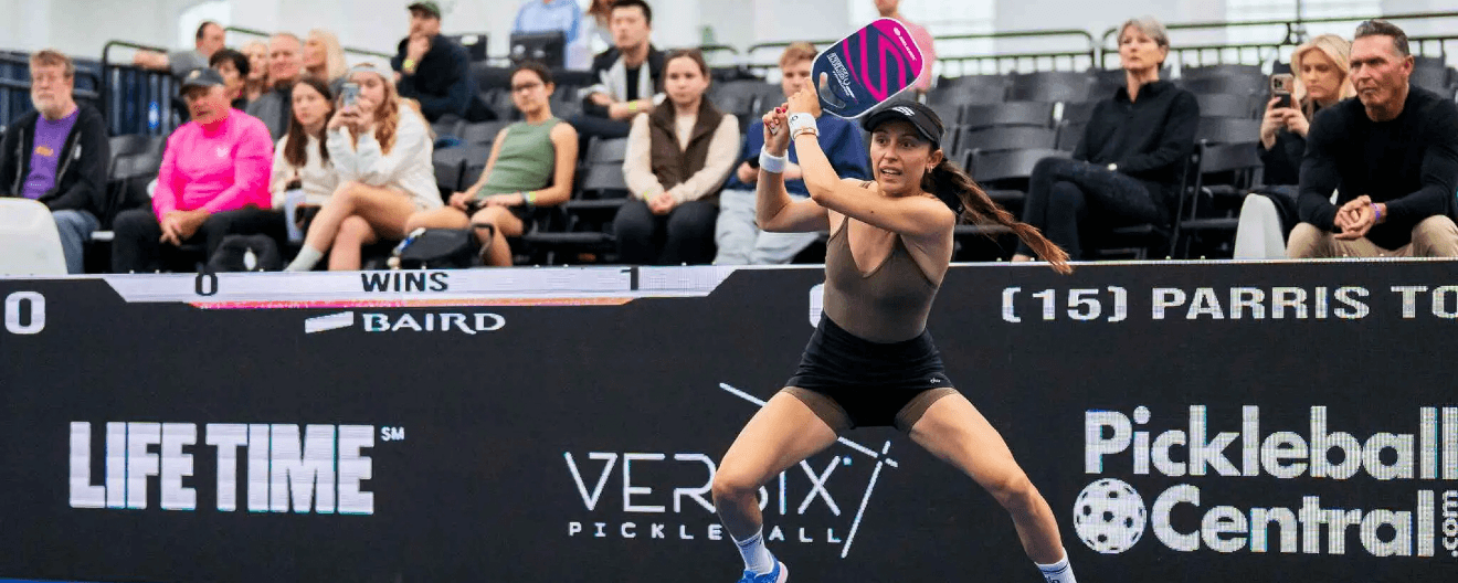 Parris Todd competing at the Pickleball Central Indoor USA Championships.