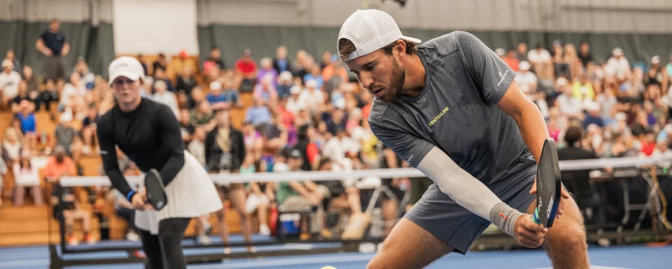 Thomas Wilson and Vivienne David competing at the Vizzy Atlanta Open.