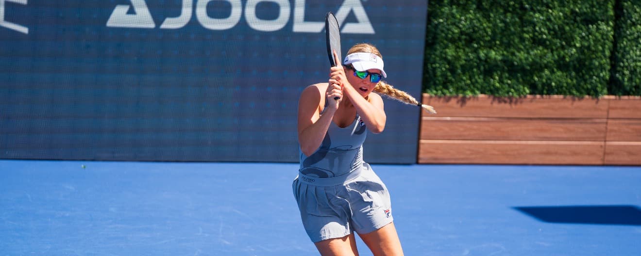 World No. 1 Anna Leigh Waters at work.