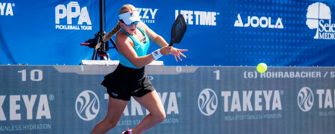 Anna Leigh Waters competing in Southern California.