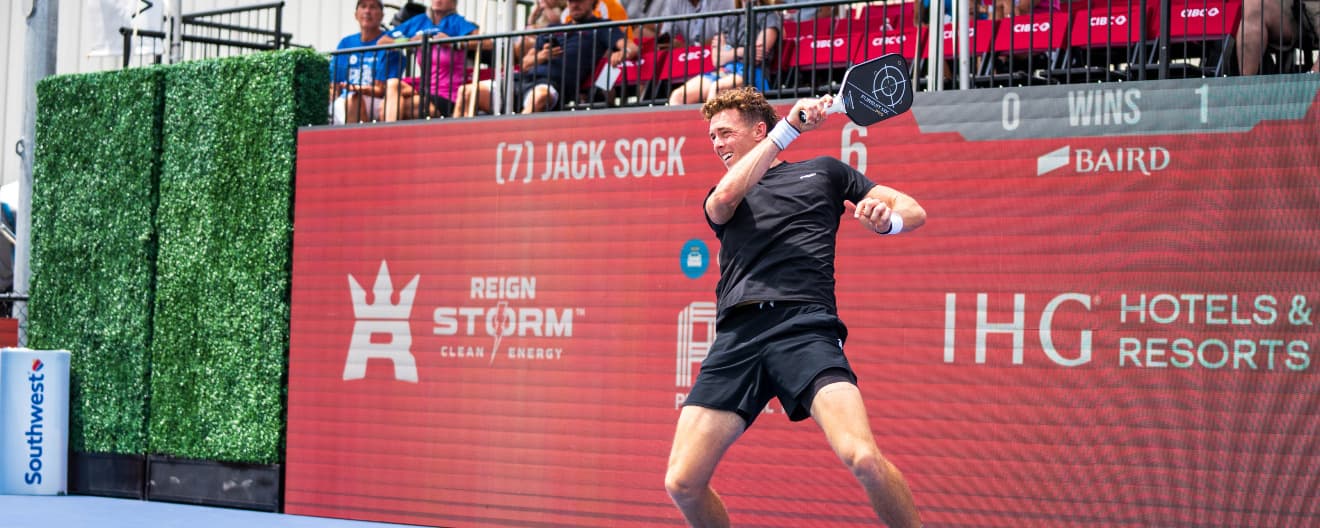 Grayson Goldin competing at the IHG Hotels and Resorts Bristol Open presented by Deep Eddy Vodka.