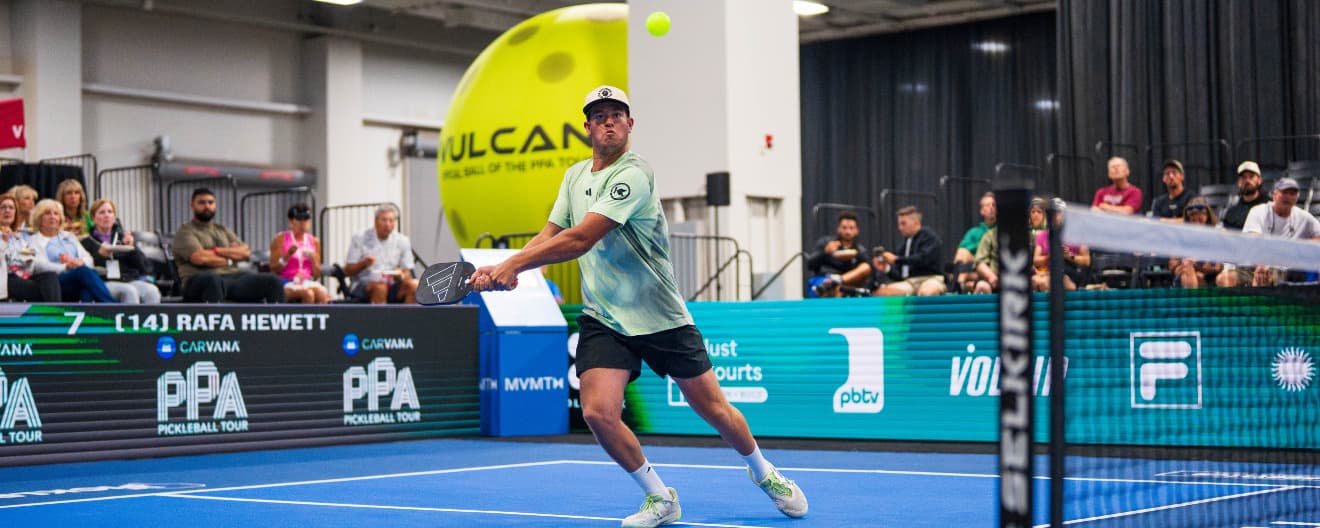 Rafa Hewett competing at The Picklr Utah Open.