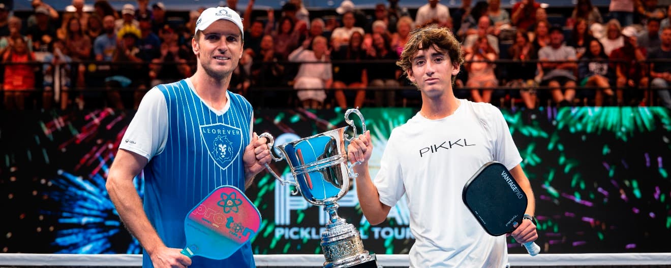 Andrei Daescu and Gabe Tardio celebrating a well-deserved championship at the Fontainebleau.