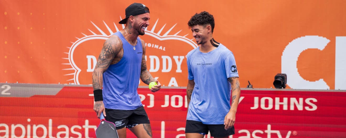 Tyson McGuffin and Jaume Martinez Vich competing in Atlanta.