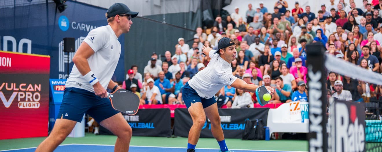 The Johns brothers competing in Atlanta earlier this month.