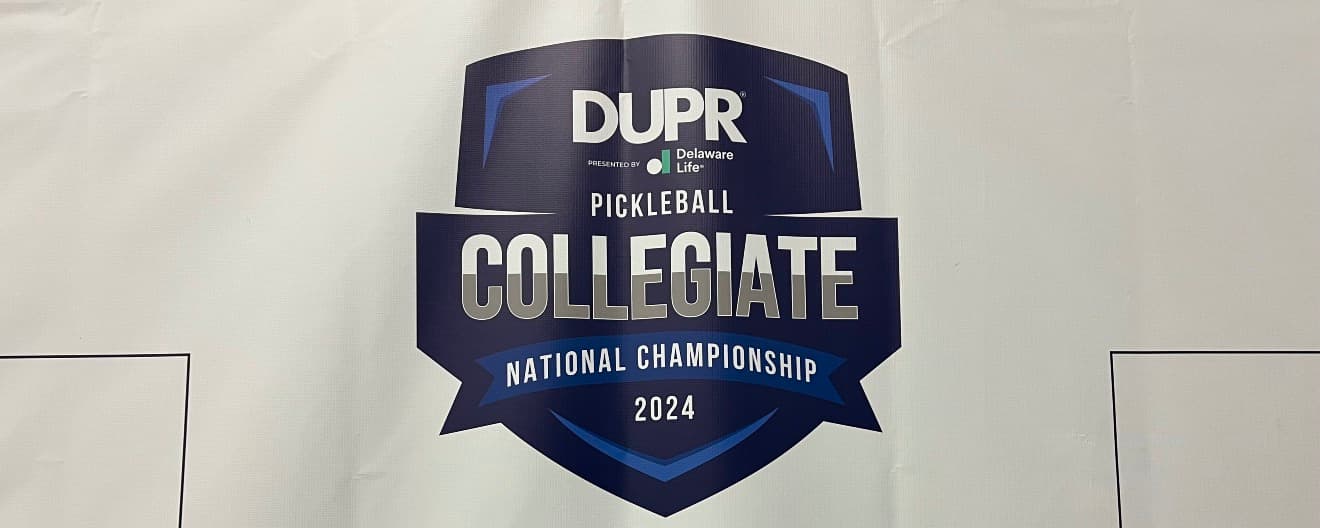Logo for the DUPR Collegaite National Championships