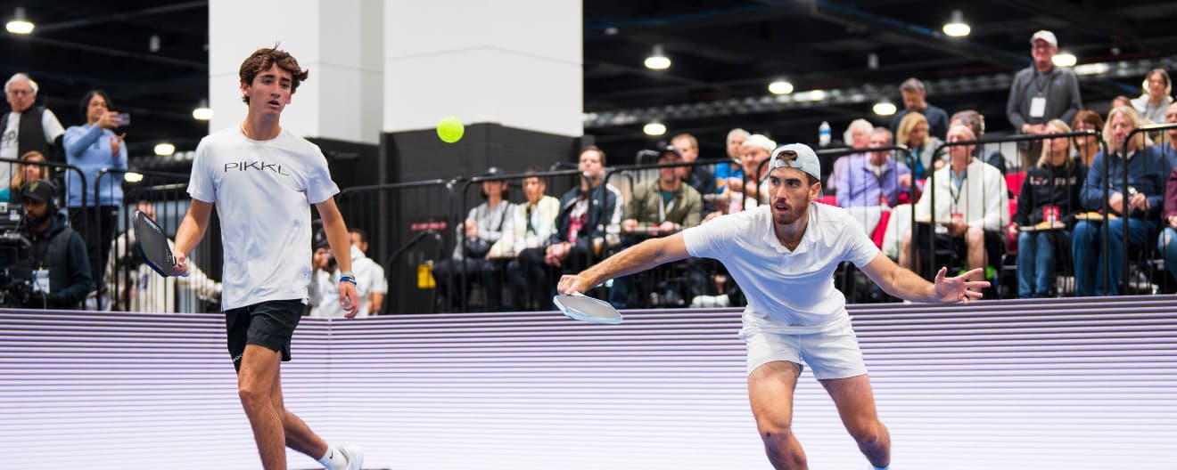 Federico Stakrud and Gabe Tardio competing at the Veolia Milwaukee Open presented by Miller Lite.
