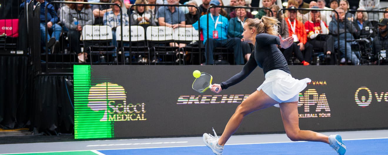 Kate Fahey competing at the Veolia Milwaukee Open presented by Miller Lite.