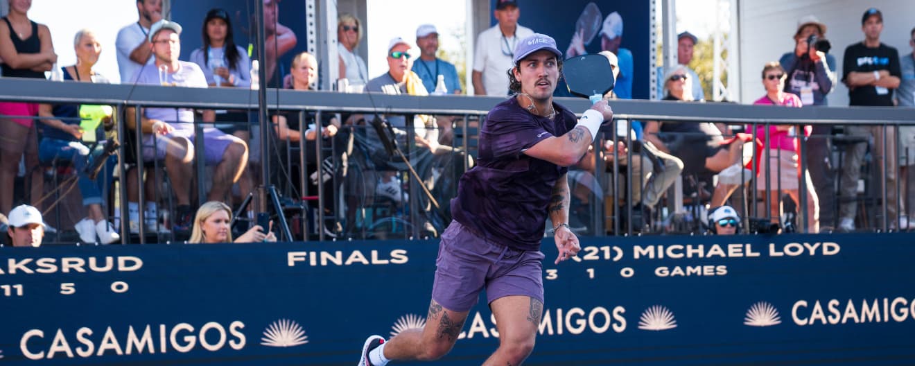 Michael Loyd competing at the Lapiplasty Pickleball World Championships.