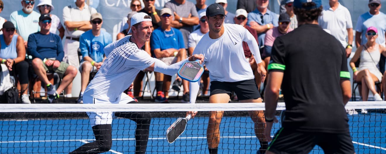 Ben Johns and Andrei Daescu are hunting for gold in men's doubles on Sunday.
