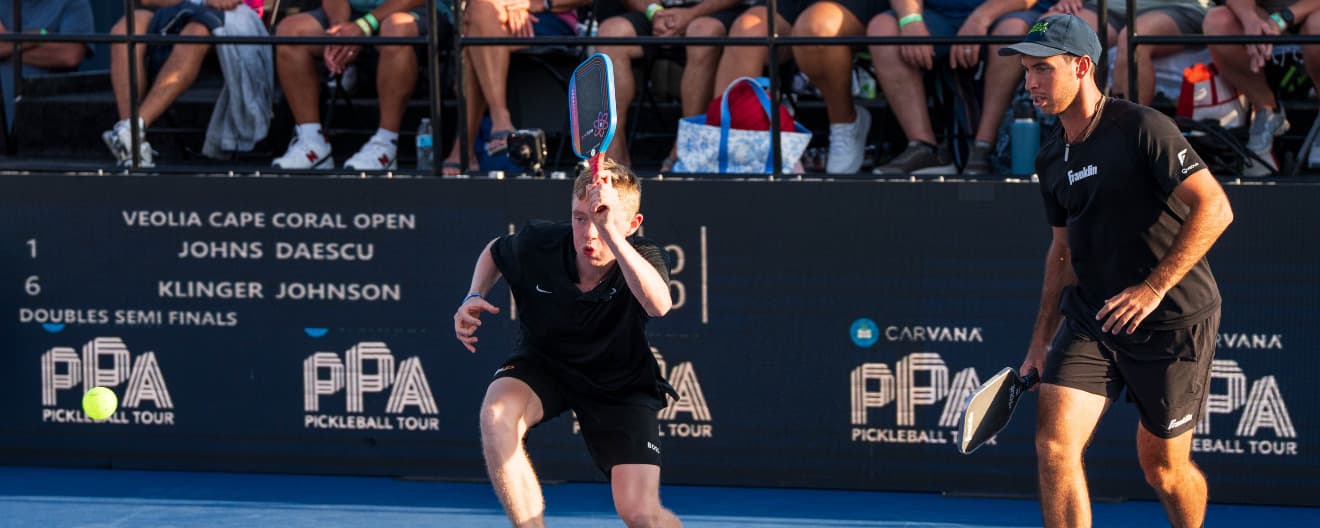 CJ Klinger and JW Johnson competing at the Veolia Cape Coral Open presented by Proton.