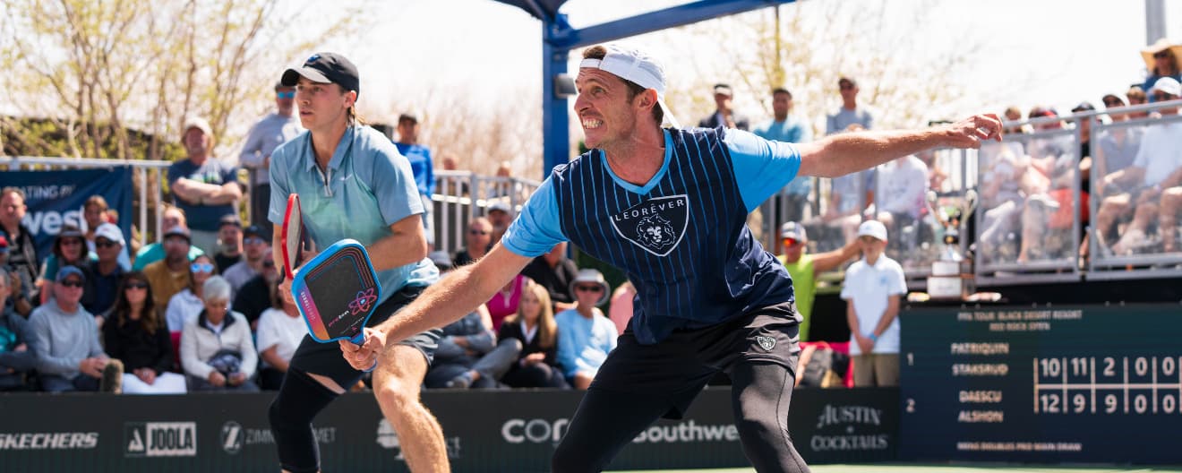 Andrei Daescu and Christian Alshon competing at the Black Desert Resort Red Rock Open.