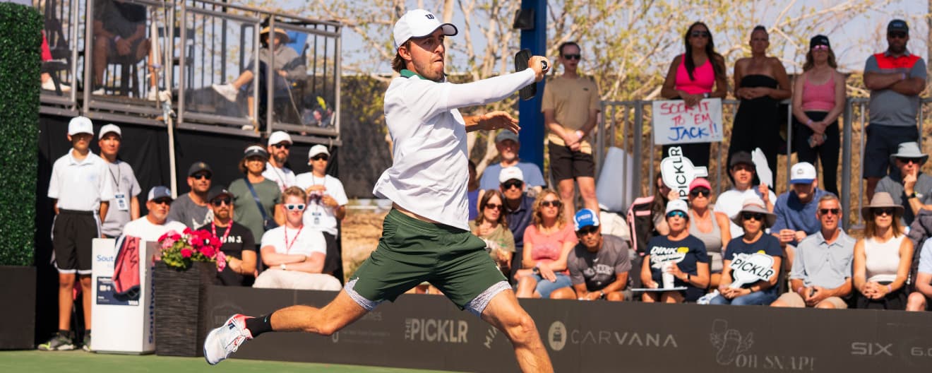 Hunter Johnson competing at the Black Desert Resort Red Rock Open.