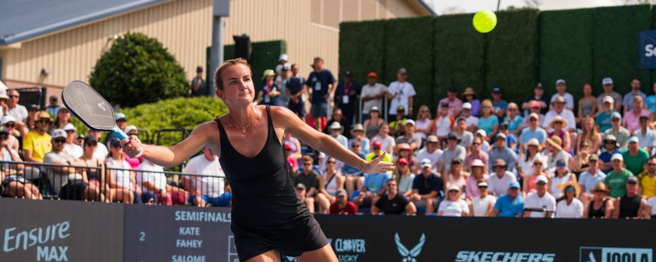 Kate Fahey competing at the Veolia North Carolina Open.