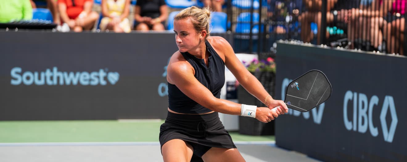 Kate Fahey competing at the Veolia North Carolina Open.
