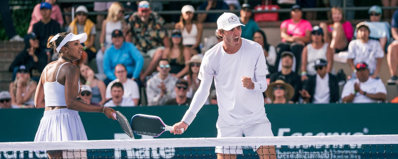Tyra Black and Eric Oncins overcame top seeds Jorja Johnson and JW Johnson in a five-game epic for the mixed doubles title.