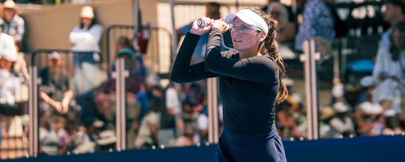 Rachel Rohrabacher competing at the Fasenra Sacramento Open presented by Zimmer Biomet.