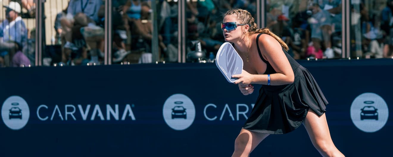 Cailyn Campbell competing at the Sacramento Open.