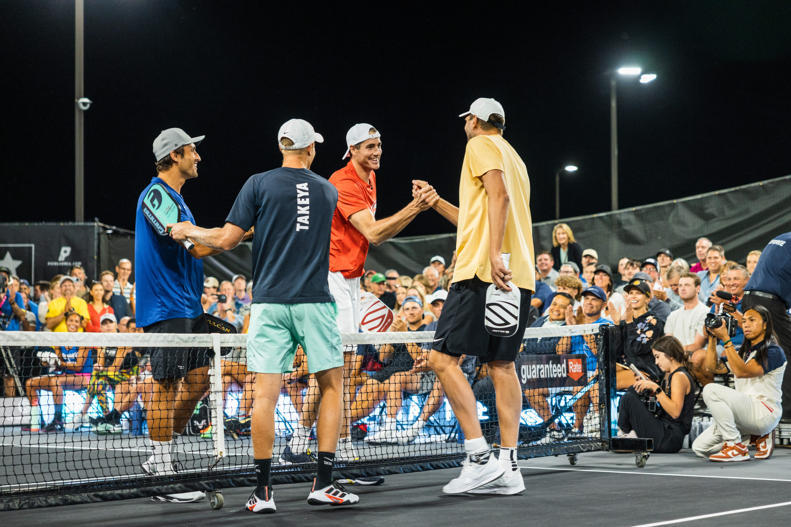 Celebrities and PPA Stars Entertain Full House in Frisco Professional