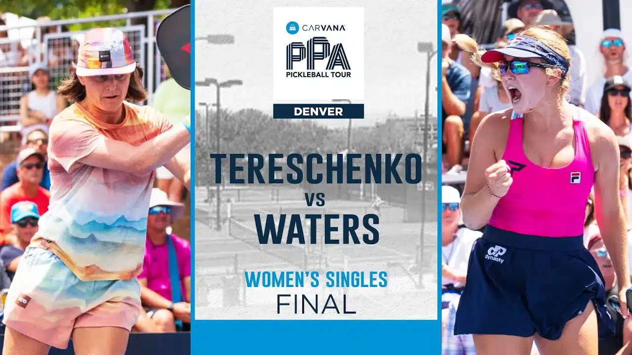 Carvana PPA Tour OH SNAP! Denver Open Presented by Vizzy - Women's Singles Final - Irina Tereschenko - Anna Leigh Waters