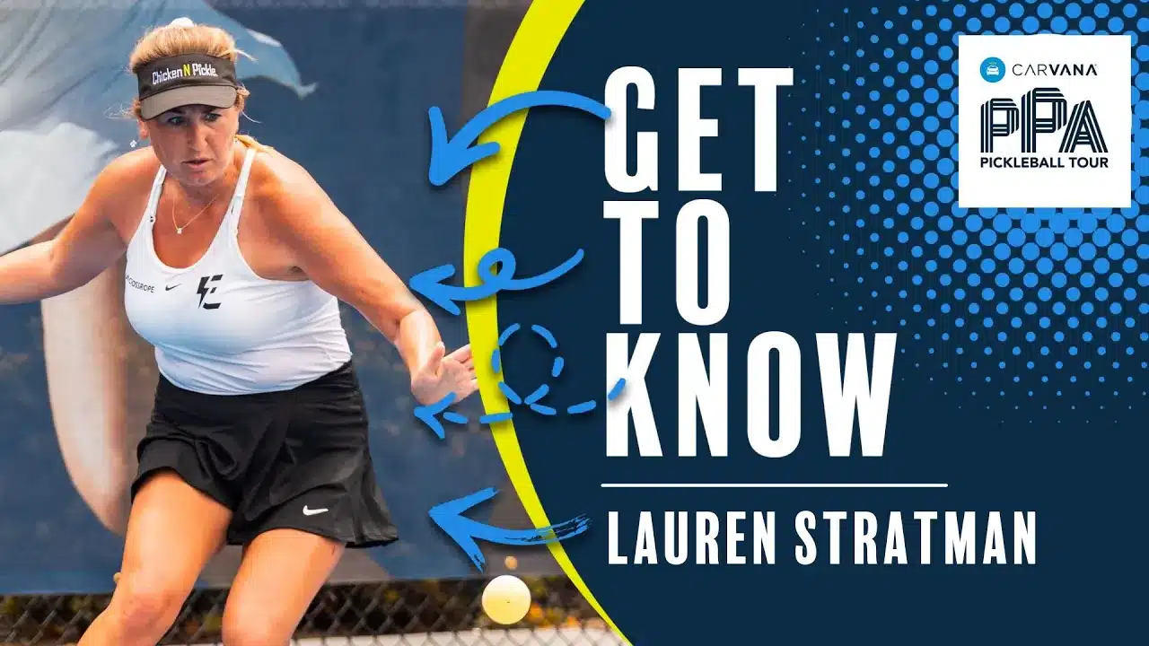 Get to Know Professional Pickleball Player Lauren Stratman