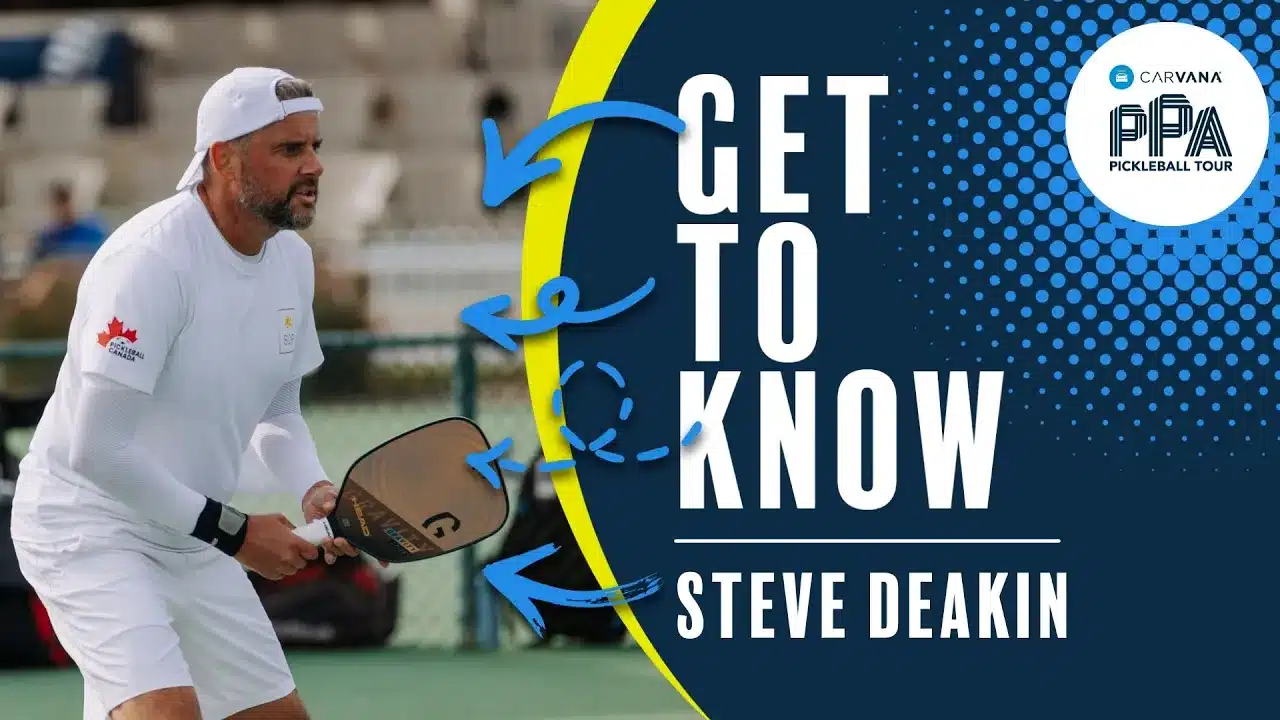 Get to Know Professional Pickleball Player Steve Deakin