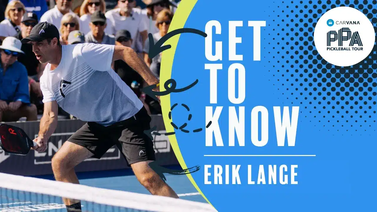 Get to Know Professional Pickleball Player Erik Lange YouTube Thumbnail