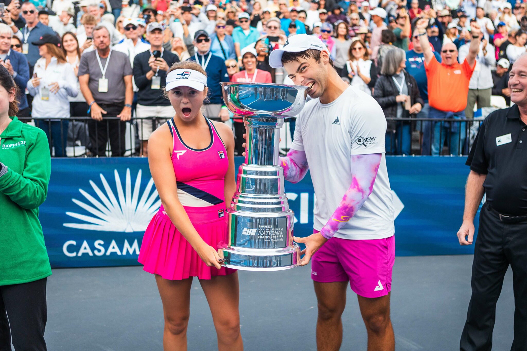 Anna Leigh Waters and Ben Johns win mixed doubles gold at Nationals 2023